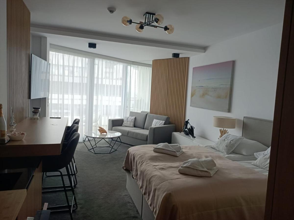 Kolobrzeg Hotel Seaside Prywatny Apartament Studio Przy Plazy Taras Widok Na Morze 外观 照片